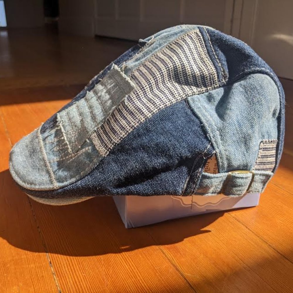 Jamont Kangol-Style Patchwork Driving Cap